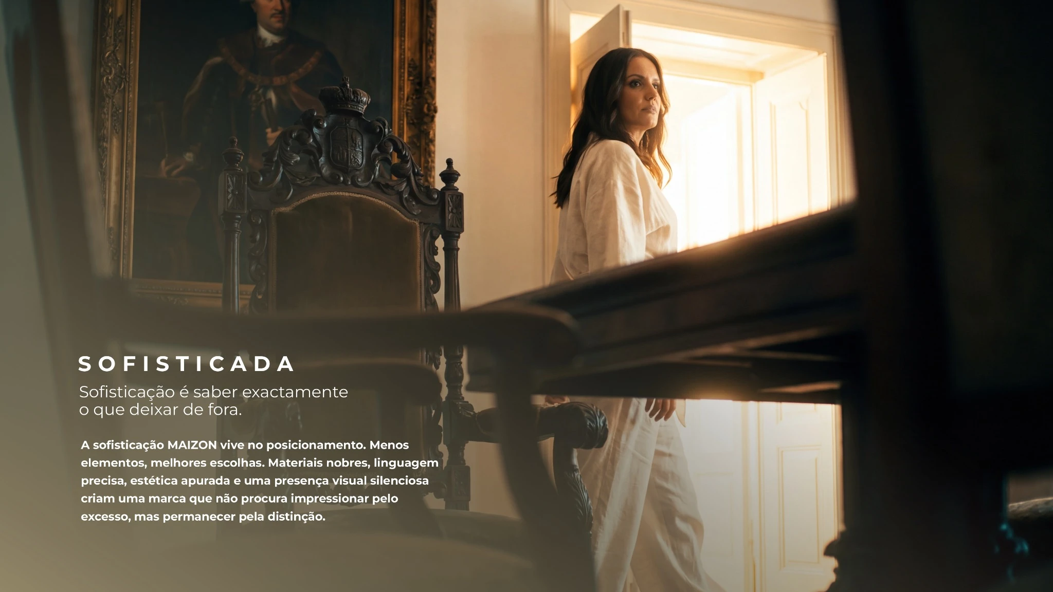 Sofisticada — imagem do universo MAIZON